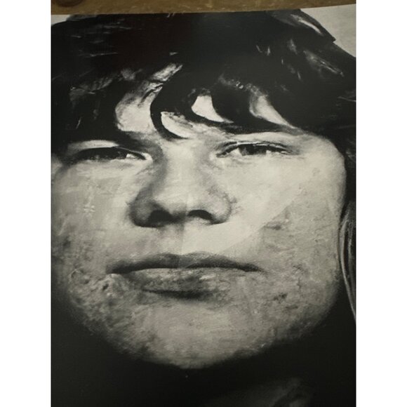 Janis Joplin Mugshot 1960's Black and White 8X10 Music Art - Picture 2 of 3